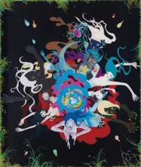 Chiho Aoshima, Gushing Zombies, 2005, chromogenic print mounted on Diasec