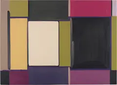 Thomas Scheibitz, Untitled, 1998, oil on canvas