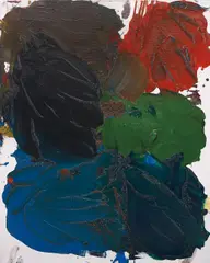 Untitled by Josh Smith, 2007, oil on canvas, sold Dec 2013
