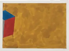 Tilted Form by Sol LeWitt, 1987, gouache on paper, sold Dec 2013