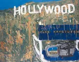 Elke Krystufek, Director Krystufek, 1999, acrylic on canvas