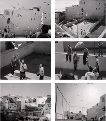 David Claerbout, The Algiers’ Section of a Happy Moment, 2008, single channel black and white video projection duration 37’12’’ loop