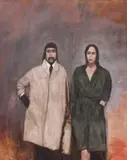 Axel Geis, Mann und Frau in Mänteln