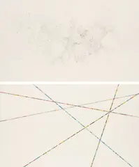 Ernesto Caivano, Two works: (i) E-4; (ii) CT-19, 2008, ink, graphite, watercolour and gouache on paper