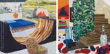 Shara Hughes, Two Works: (i) Half Pipe (Colorado), 2006; (ii) That’s a Wall of Plants (New York)
