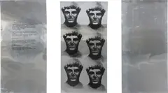 Benoît Maire, Prolègomènes à toute image plièe, 2008, silkscreen on zinc panel