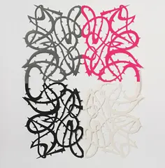 Simon Periton, Prick tears 1, 2000, cut paper