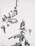 Jean-Philippe Perrot, Untitled, 2002, water soluble pencil on paper