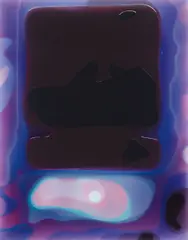 Untitled by Peter Zimmermann, 2006, epoxy resin on canvas, sold Dec 2013
