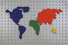 Matteo Negri, L'Ego Mappa, 2011, chromed iron, lacquered and resin