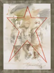 Untitled by Eduard Gorokhovsky, 1994, watercolour on cartridge paper laid on canvas, offered Dec 2013