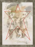 Eduard Gorokhovsky, Untitled, 1994, watercolour on cartridge paper laid on canvas