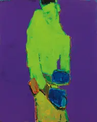 Mikhailo Deyak, Doctor iron fist (from the Klichko series), 2012-13, oil, acrylic on canvas