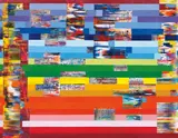Alexandre Richelieu-Beridze, “Lignes de Couleur” Opus No 115, 2012-13, acrylic on canvas