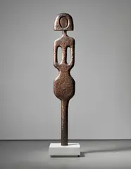 Saint Clair Cemin, Aphrodite, 2006, copper on a white-painted metal base