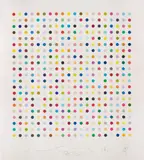 Hypothalamus Acetone Powder by Damien Hirst, 2012, Screenprint in colours, on wove paper, with full margins, sold Feb 2013
