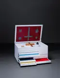 New Religion - St. Andrew by Damien Hirst, 2005, The complete set of sixty-eight screenprints (comprising eight series with original slipcases); four sculptural objects , offered Feb 2013