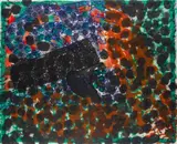 Venice, Morning by Howard Hodgkin, 1995, Hand-painted etching and aquatint with carborundum in colours, on sixteen sheets of Velin Arches 300 gsm paper, the full, sold Feb 2013