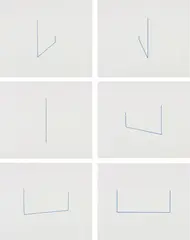 Six Lithographs by Fred Sandback, 1975, The complete set of six lithographs in colours, on handmade paper, with full margins,, offered Feb 2013