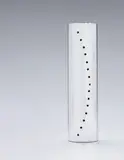 Lucio Fontana, Concetto Spaziale, 1966, Perforated silver foil on cardboard,