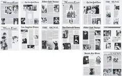 Timeless/Authorless by Mike Kelley, 1995, The complete series of fifteen black and white photographs, mounted on museum board (as issued), the full sheets,, offered Feb 2013