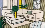Roy Lichtenstein, Yellow Vase, from Interior Series, 1990, Lithograph, woodcut and screenprint in colours, on Paper Technologies, Inc., Museum Board, with full margins,