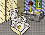 Roy Lichtenstein, The Den, from Interior Series, 1990, Woodcut and screenprint in colours, on Paper Technologies, Inc. Museum Board, with full margins,
