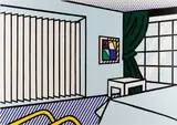 Roy Lichtenstein, Bedroom, from Interior Series, 1990, Woodcut and screenprint in colours, on Paper Technologies, Inc. Museum Board, with full margins,