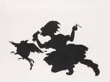 Kara Walker, The Keys to the Coop, 1997, Linocut, on wove paper, with full margins,