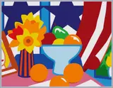Tom Wesselmann, Still Life with Red Blowing Curtain, 1999, Screenprint in colours, on Coventry rag 335 gsm paper, with full margins,