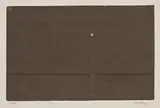 Man Ray, L'Étoile de verre (Glass Star), 1965, Glittering paste gem (diamond-cut fragments of glass) and chalk on dark brown sandpaper, mounted on white painted museum board (as issued),