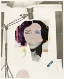 Richard Hamilton, Fashion-Plate (Cosmetic Study IX), 1969, Lithograph with collage, acrylic, pastel and cosmetics on Fabriano paper, with full margins, from a series of 12 unique works,