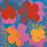 Andy Warhol, Flowers, 1970, Screenprint in colours, on wove paper, the full sheet,