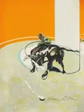 Francis Bacon, Miroir de la tauromachie: centre panel