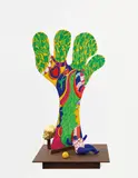 Niki de Saint Phalle, L’Arbre de Vie, 1991, Screenprint in colours on metal, with painted resin, gold leaf and oxidized steel,