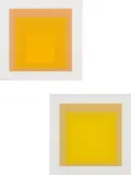 I-S LXX a; and I-S LXX b by Josef Albers, 1970, Two screenprints in colours, on German Etching paper, with full margins,, sold Dec 2013