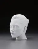 Marc Quinn, Sleeping Beauty, 2005, White spray painted bronze sculpture,