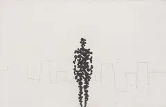 Standing Matter by Antony Gormley, 2010, Etching, on Fabriano Tiepolo 280 gsm paper, with full margins,, sold Dec 2013