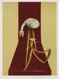 Francis Bacon, Second version of the Triptych 1944: centre panel, 1988, Lithograph in colours, on Arches paper, with full margins,