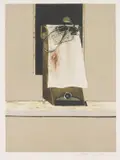 Francis Bacon, Triptych 1986 – 1987: right panel, 1987, Etching and aquatint in colours, on Arches paper, with full margins,