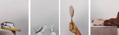 Cartella B by Michelangelo Pistoletto, 1983, The complete set of four screenprints in colours, on reflective mylar, with full margins,, sold Dec 2013