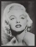Russell Young, Marilyn Goddess, 2009, Screenprint with diamond dust, on black Somerset paper, with full margins,