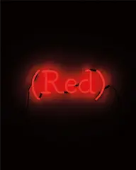Wittgenstein's Colour by Joseph Kosuth, 1989, Neon tubing in red,, sold Dec 2013