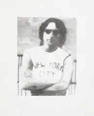 Vik Muniz, Memory Rendering of John Lennon, 1988, Gelatin silver print, on wove paper, with full margins,