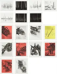 Darren Almond, Norilsk, 2007, The complete portfolio of 17 lithographs, on Velin d'Arches paper, with full margins, with text by Joseph Brodsky and Simon Ertz,