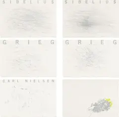 Not Vital, Dirigerer Sibelius, Grieg, Carl Nielsen, 2004, The complete portfolio of six lithographs, on Velin d'Arches paper, the full sheets,