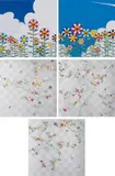 Cosmos; CUBE; CUBE 2; Flower; and Flower 2 by Takashi Murakami, 2010 and 2002, Five offset lithographs in colours, on smooth wove paper, the full sheets,, sold Dec 2013