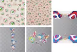 DOB Totem Pole; !N CHA!; Flowers Have Bloomed; Jellyfish Eyes Cream; and Jellyfish Eyes by Takashi Murakami, 2010-2011, Five offset lithographs in colours, two with cold stamp, four on smooth wove paper and one on UV paper, the full sheets,, sold Dec 2013