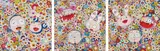 Me and Mr. DOB; Kaikai Kiki And Me - The Shocking Truth Revealed; Kaikai Kiki And Me - For Better Or Worse, In Good Times And Bad. The Weather is Fine by Takashi Murakami, 2010, Three offset lithographs in colours with cold stamp and spot UV varnishing, on smooth wove paper, the full sheets,, sold Dec 2013
