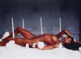 David LaChapelle, Naomi Campbell: Bon Apetite, New York, 1999, Fujicolor Crystal Archive print, printed later, Diasec mounted